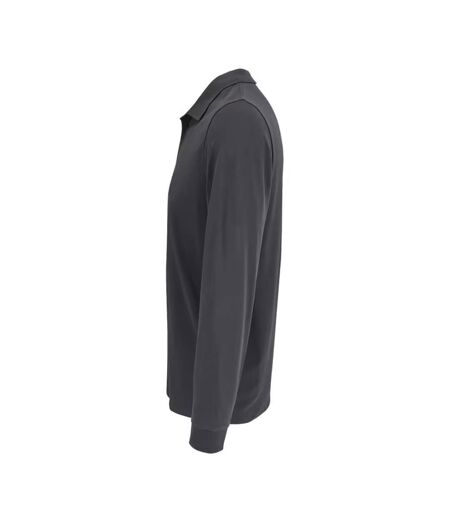Polo Adulte Gris Foncé Uni SOLS