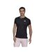 Mens U.s. Series Tennis T-shirt Black Adidas-1