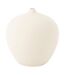 Vase Bouteille en Argile Cassia 35cm Blanc-1