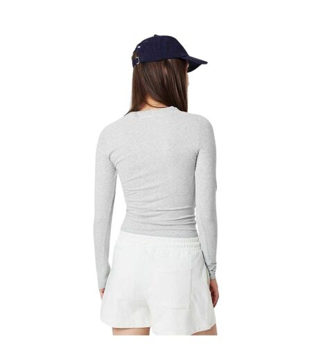 T-shirt Manches Longues Femme Gris Clair Chiné Sweaty Betty
