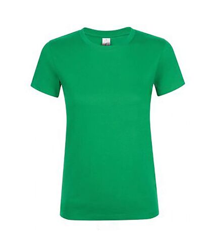 SOLS Womens/Ladies Regent Short Sleeve T-Shirt (Kelly Green)