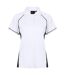 Polo sport femme blanc/noir Finden & Hales-1