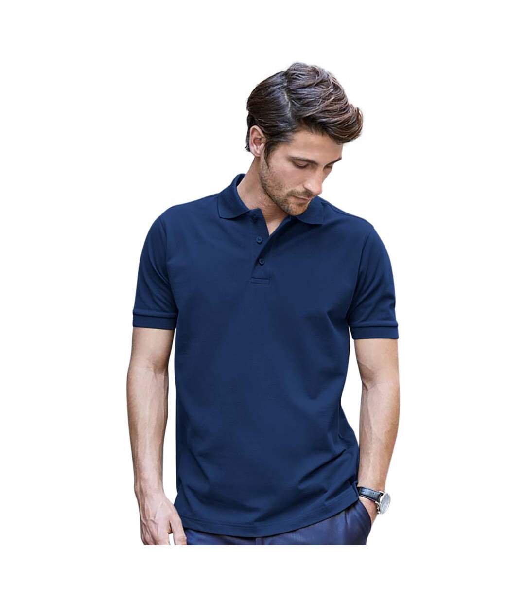 TeeJays - Polo LUXURY - Homme (Indigo) - UTBC3305