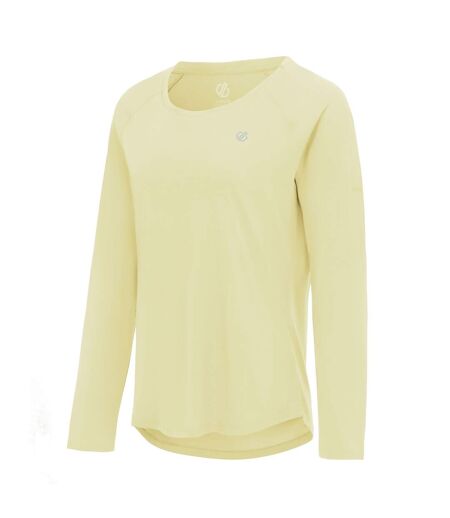 Womens/ladies Serenity Long-sleeved T-shirt Wax Yellow Dare 2B