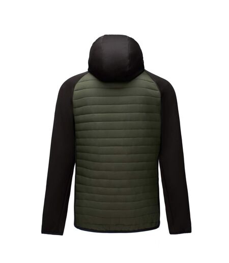 Veste Hybride Compressible Andreson Homme Kaki Foncé Noir Regatta