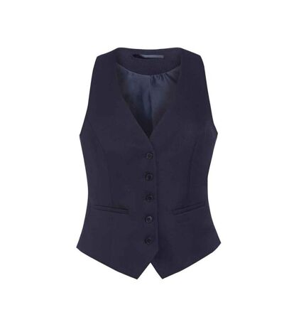 Brook Taverner Womens/Ladies One Luna Tailored Vest (Navy) - UTPC6916