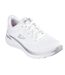 Womens/ladies Arch Fit 2.0 Glow The Distance Trainers White Silver Skechers-1