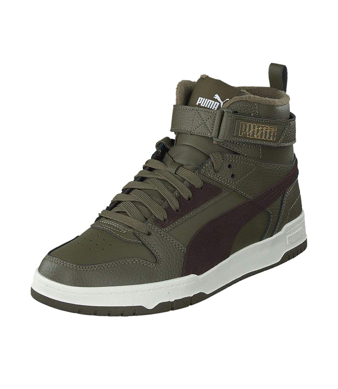 Chaussures Rbd Game Wtr Homme Olive Marron Puma-1