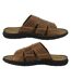 Dunlop - Chaussons de plage d'été en cuir pour homme-3