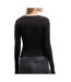 T-Shirt manches longues noir femme tommy hilfiger dw0dw21575-2