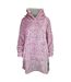 Ladies Fleece Lined Blanket Hoodie | Cute Loungewear Top with Hood-1