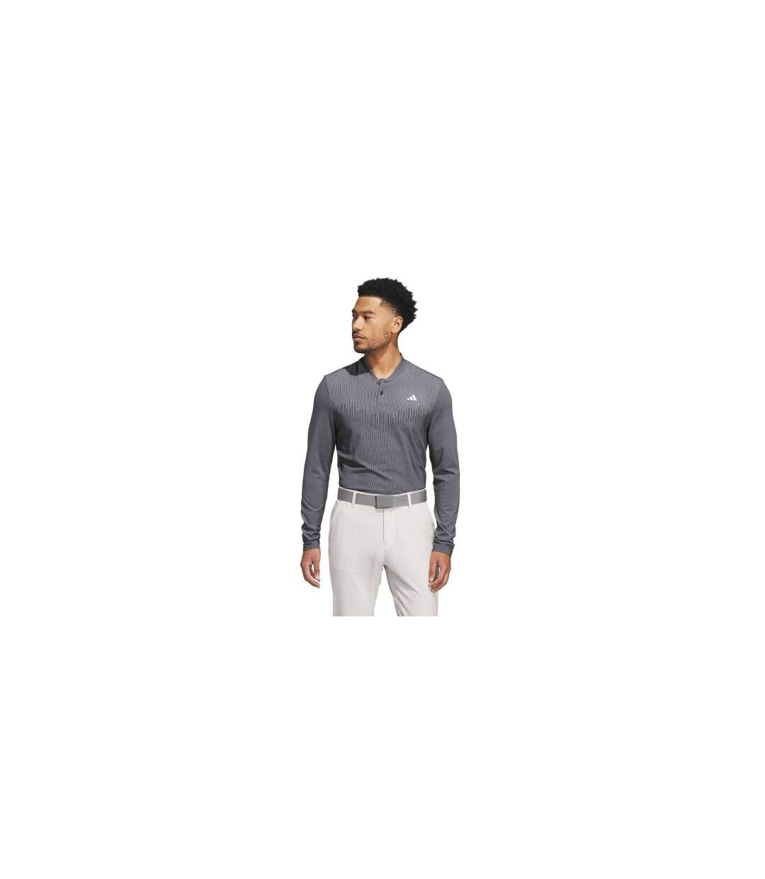 Polo Manches Longues Ultimate365 Tour Homme Noir Adidas-1