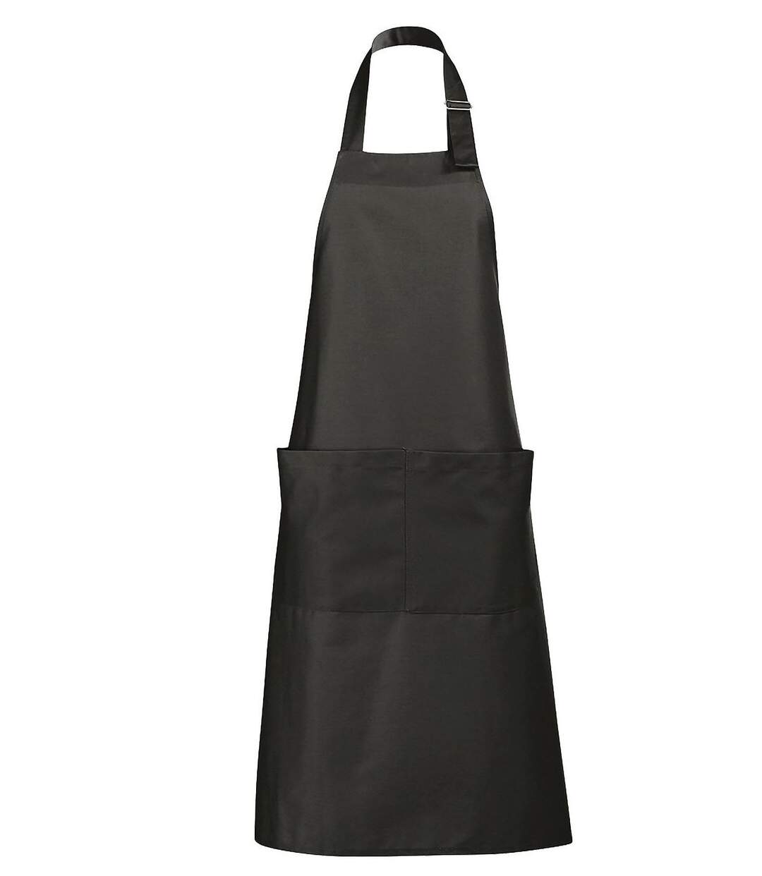 Tablier long avec poches - 88010 - gris foncé-1