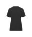 T-shirt Bio Workwear Femme Noir James And Nicholson-2