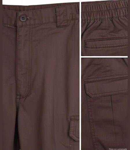 WINCHESTER WALLABYGTC — Pantalon cargo marron : l'alliance du confort et de la fonctionnalité