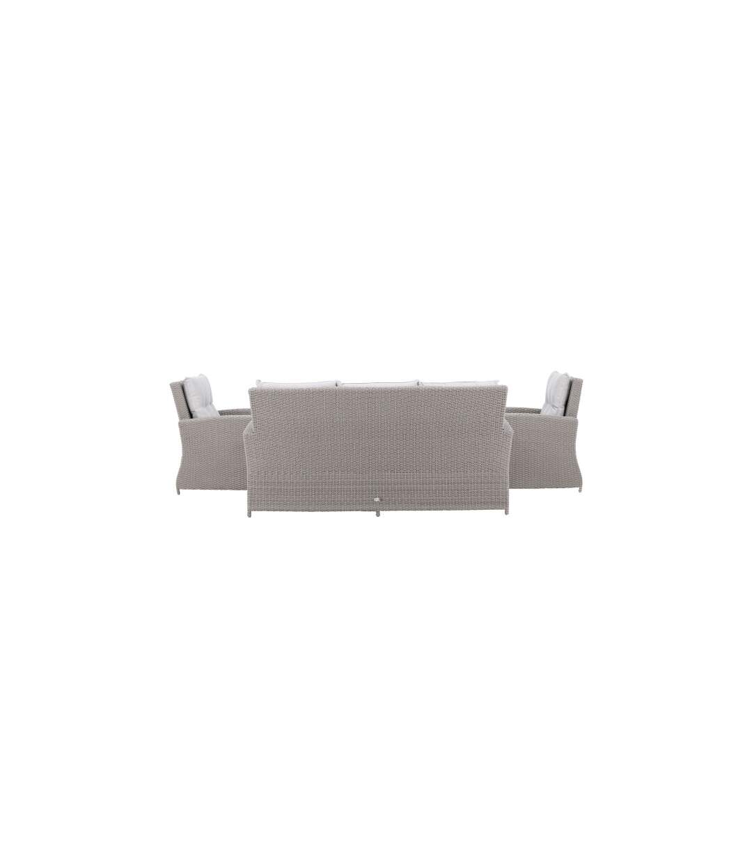 Salon de Jardin Brentwood 186cm Gris-5