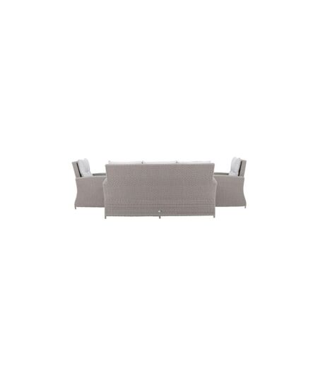 Salon de Jardin Brentwood 186cm Gris