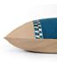 Taie d'oreiller en percale de coton LINOA bleu cobalt-5