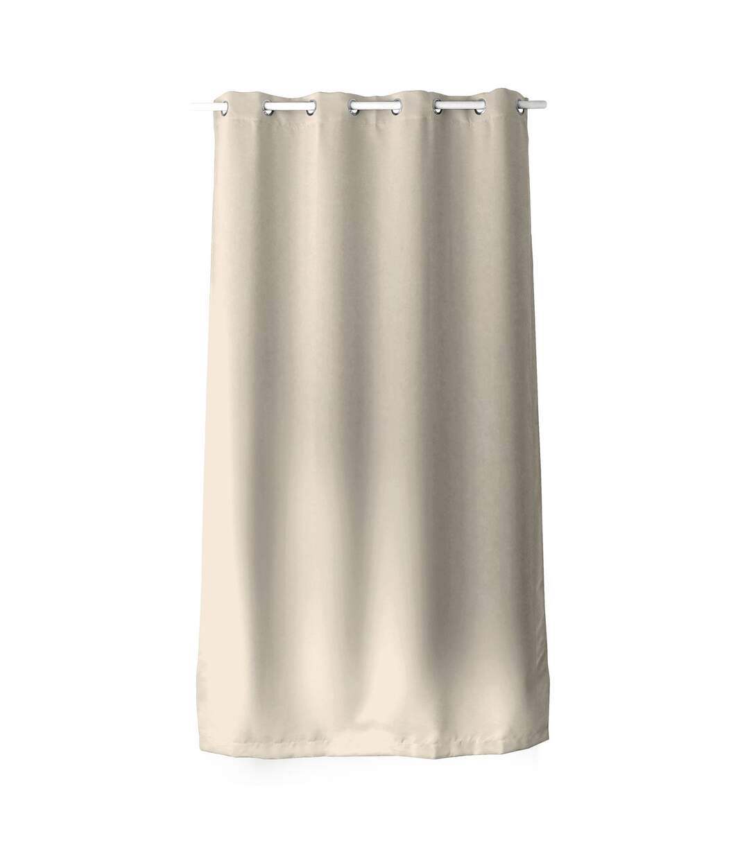 Lot de 2 Rideaux uni avec œillets-2