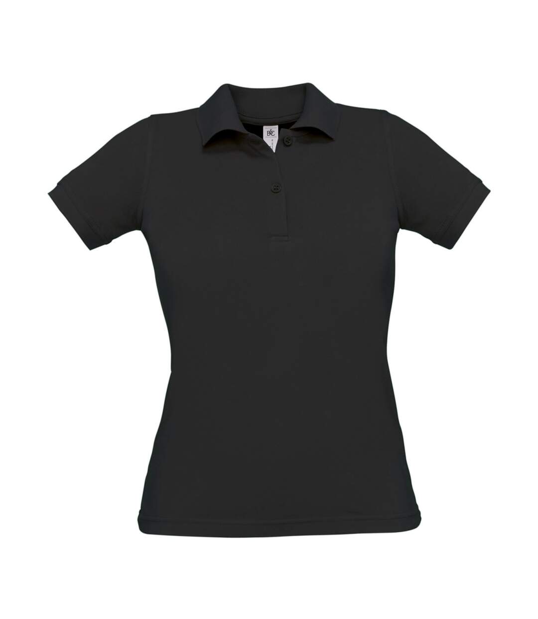 Polo manches courtes - femme - PW455 - noir-1