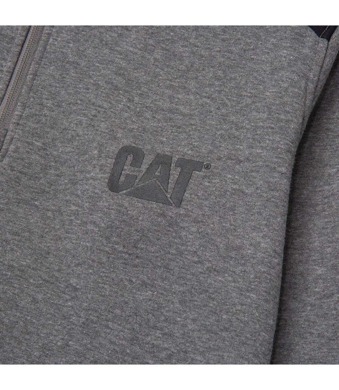 Sweat adulte gris foncé chiné Caterpillar