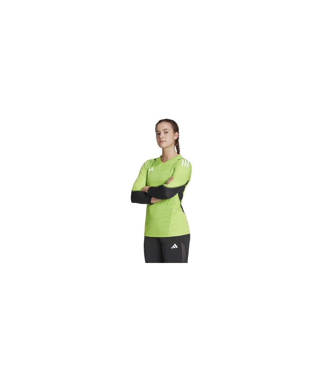 Maillot De Gardien De But Tiro Pro Femme Vert Blanc Adidas-1