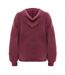 Sweat À Capuche Motif/style Logo Brodé Femme Bordeaux I Saw It First-2