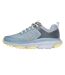 Womens/ladies Lux Journey Road Flat Shoes Blue Yellow Skechers-2
