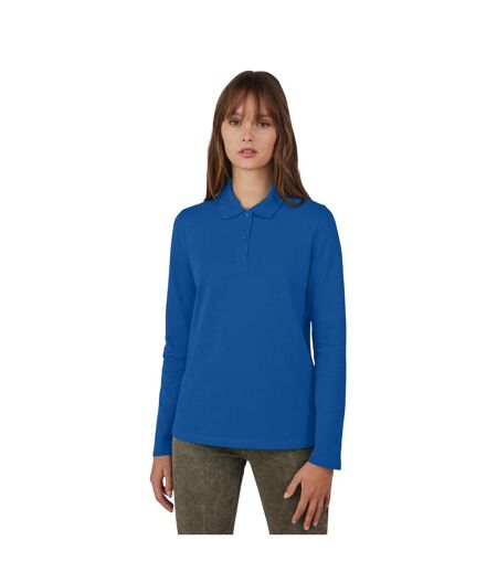 Chemisier Manches Longues My Polo Femme Bleu Roi B&C