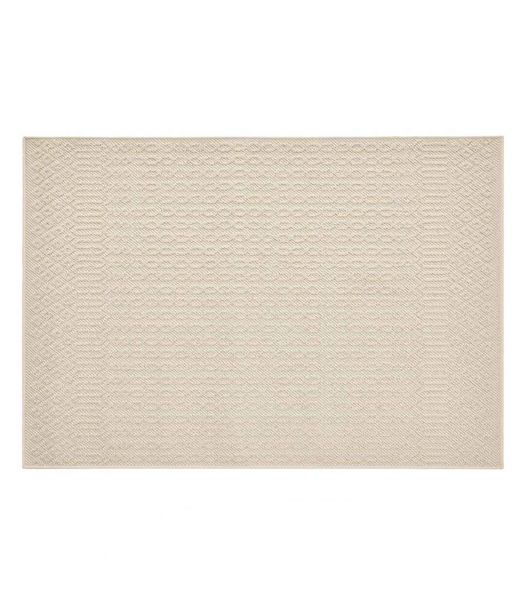 Tapis Tissé en Relief Sinata 120x170cm Naturel-1