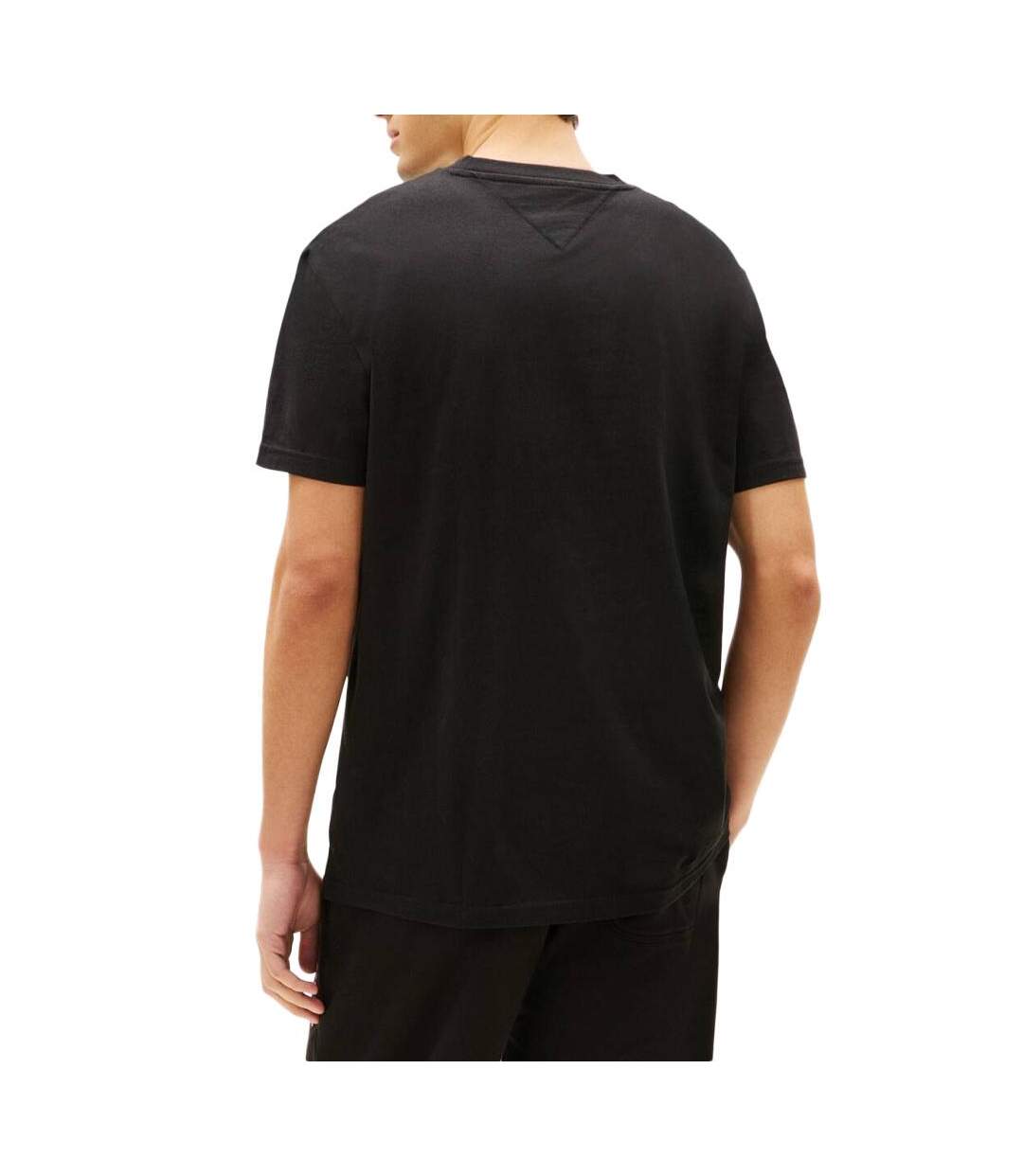T-Shirt noir homme tommy hilfiger reg linearss-2