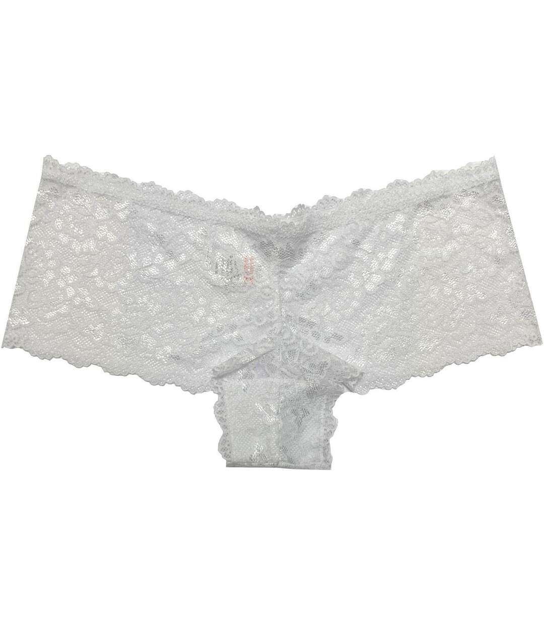 Pack Of 3  Womens/ladies Floral Lace Trim Briefs  White Be You-2