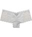 Pack Of 3  Womens/ladies Floral Lace Trim Briefs  White Be You-2