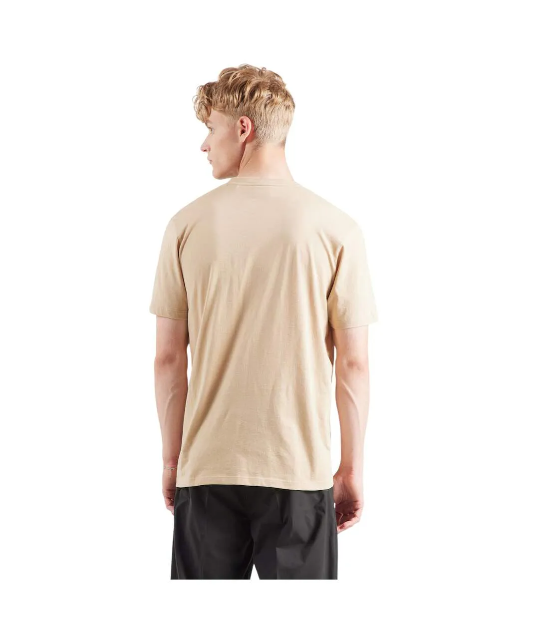 T-shirt Motif/style Logo Homme Beige Hugo-3