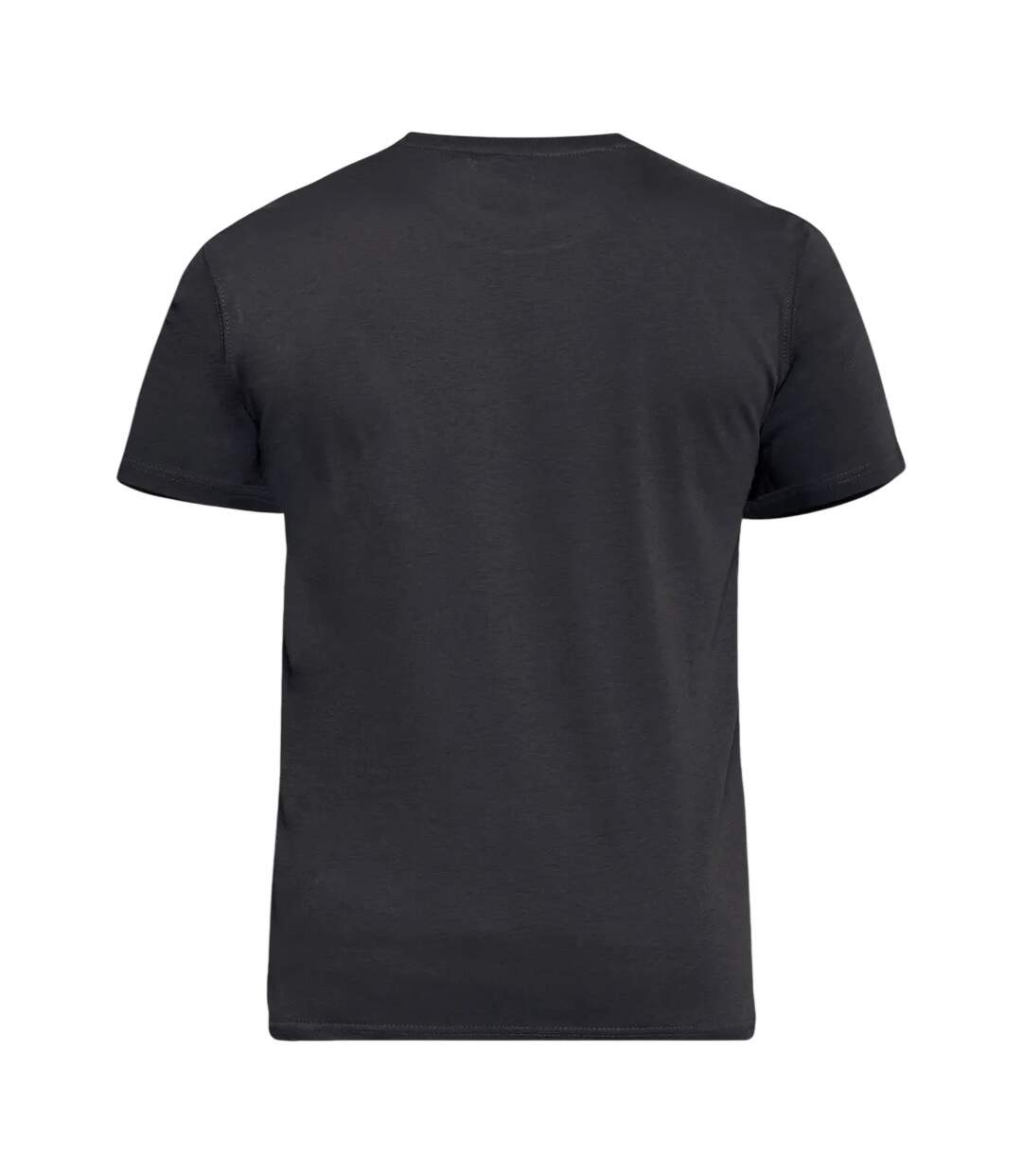 Lot De 5  T-shirts Manches Courtes Grande Taille En Coton Smartly Homme Noir Duke-3