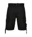 Short À Poches Savage Homme Noir Build Your Brand-1