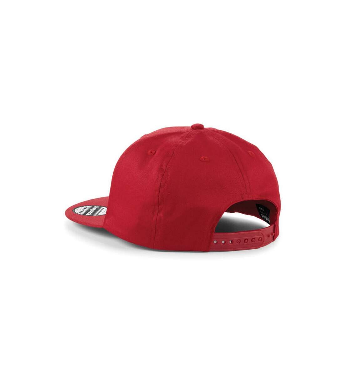 Rapper Snapback Cap Classic Red Beechfield-2