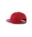 Casquette ajustable rapper rouge classique Beechfield