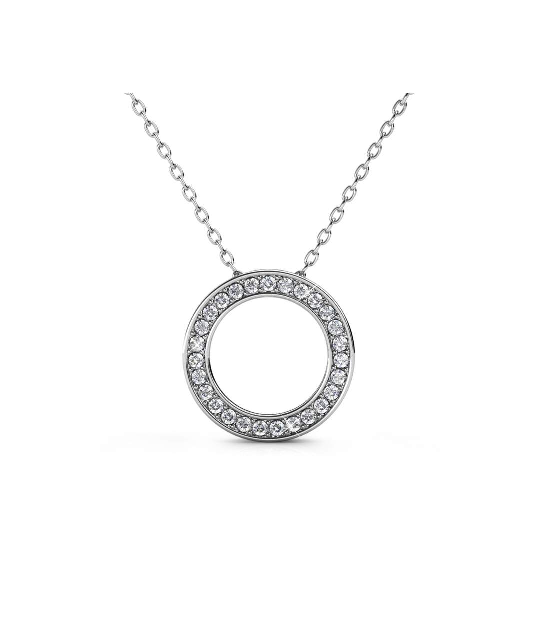 Boucles d'oreilles Duo Circlet, Cristal d'Autriche-4