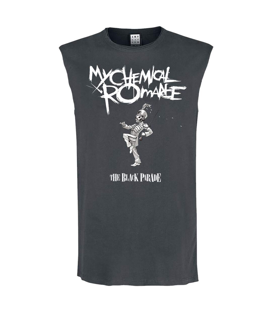 Débardeur the black parade homme charbon Amplified