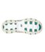 Womens/ladies Dlites Christmas Suede Trainers Off White Skechers-3