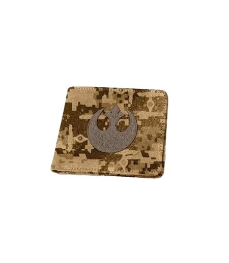 Portefeuille Motif Rebel Motif/style Insigne Taille Unique Marron Kaki Star Wars: Rogue One