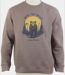 CHALLENGER PARK3 — Sweat imprimé taupe : l'alliance du confort et du style moderne-3