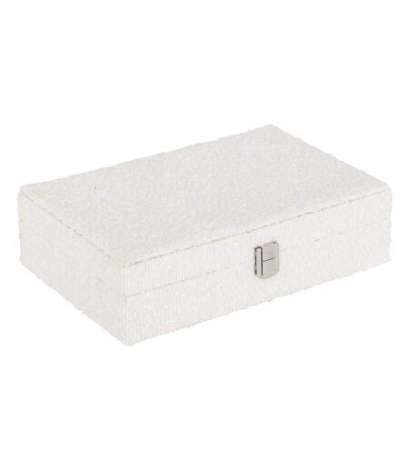 Boîte à Bijoux Bouclette Loe 28cm Blanc