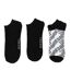 Pack-3 Men's Basic Cotton Ankle Socks 00SI8H-0CDAS