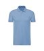 Russell Mens Stretch Polo Shirt (Sky)