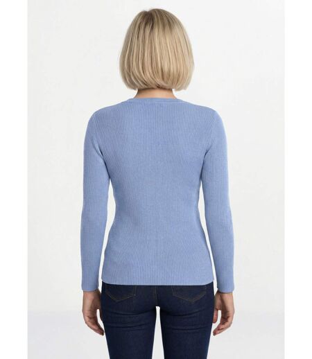 Pull chaud col rond laine mérinos