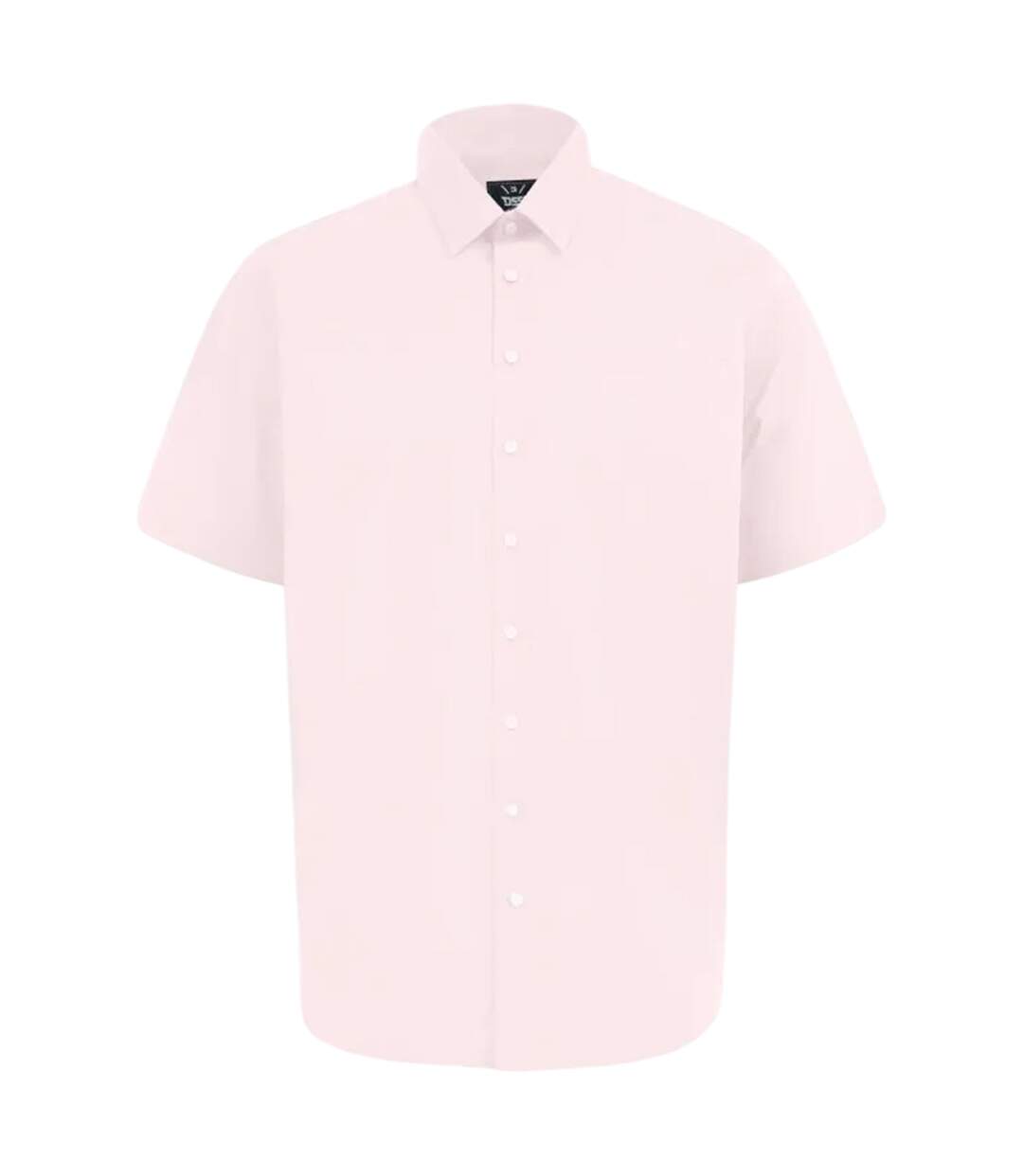 Chemise Manches Courtes Lucas Homme Rose Duke-2