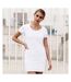 Skinni Fit - T-shirt robe - Femme (Blanc) - UTRW1374