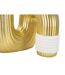 Vase Design en Résine Bann 30cm Or-4
